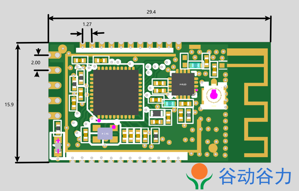 SUN-JN5169-PA-V1.0 Zigbee模块 加PA(图6)