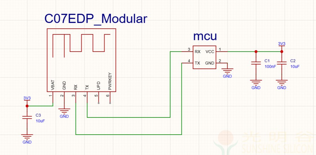 C07EDP低功耗蓝牙模组 BLE 5.4 自拍杆 串口数据透传模块(图5)