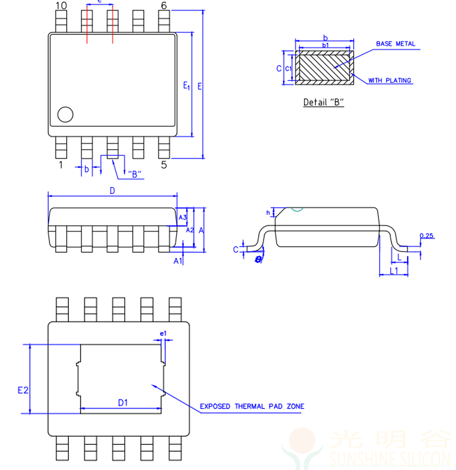 AB2038P中科蓝讯BLE 5.4 AIOT SOC 低功耗蓝牙芯片 Datasheet 规格书原理图下载(pic3) AB2038P中科蓝讯BLE 5.4 AIOT SOC 低功耗蓝牙芯片 ESSOP10L(pic3)